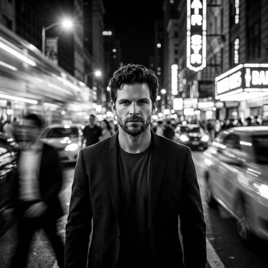 Night Exposure Portrait